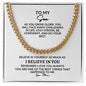 To My Son Necklace