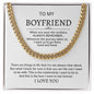 To My Boyfriend Necklace