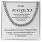 To My Boyfriend Necklace