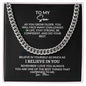 To My Son Necklace