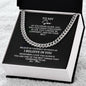 To My Son Necklace
