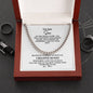 To My Son Necklace