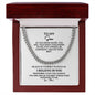 To My Son Necklace