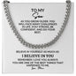To My Son Necklace