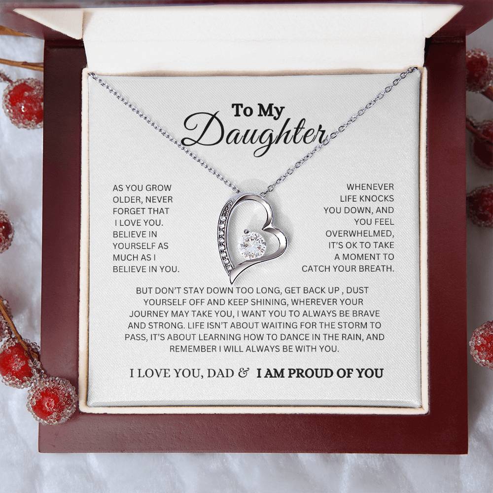 To My Daughter/ Proud of You Necklace