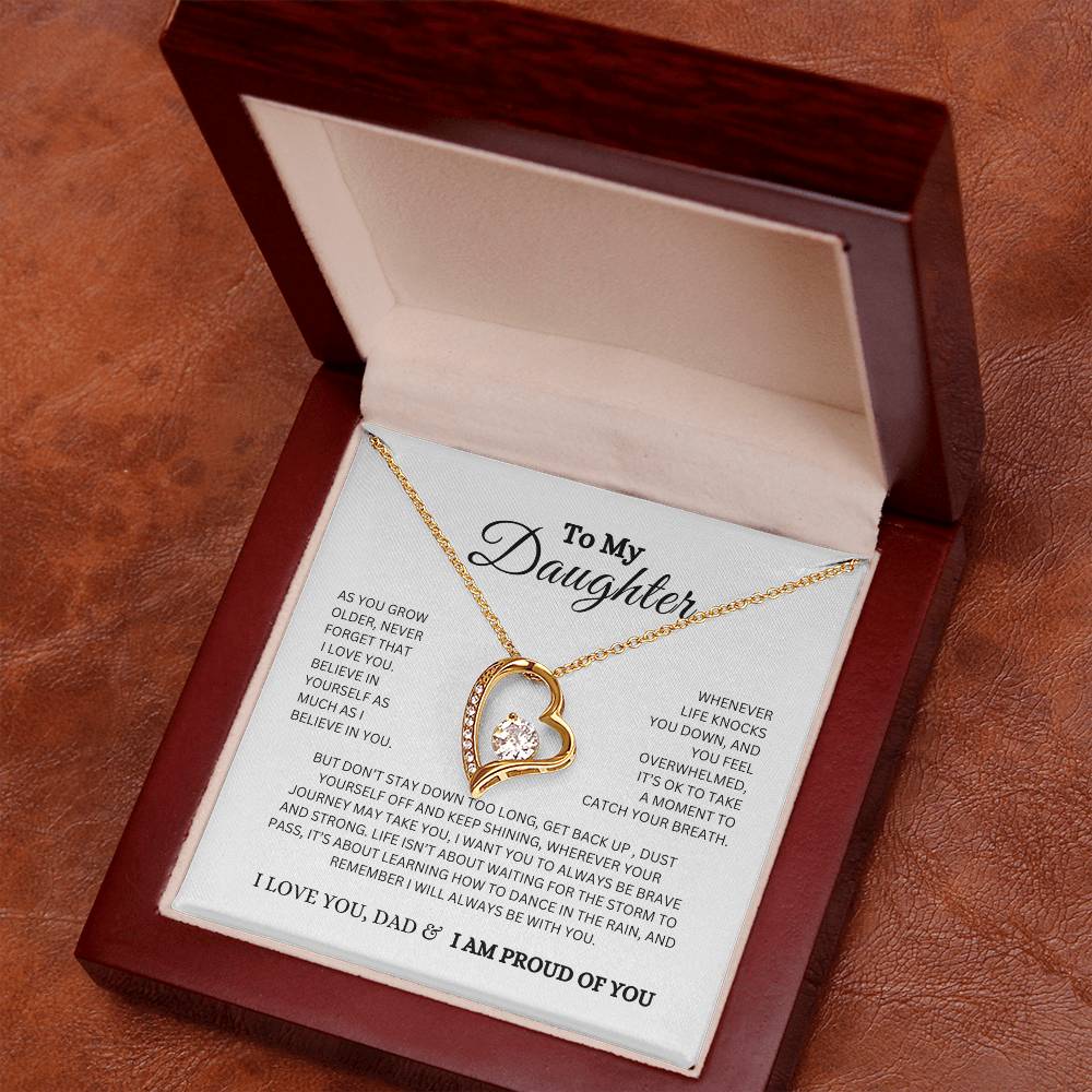 To My Daughter/ Proud of You Necklace