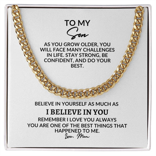 To My Son Necklace