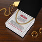 To My Man | My Missing Piece | Cuban Link Chain Gift