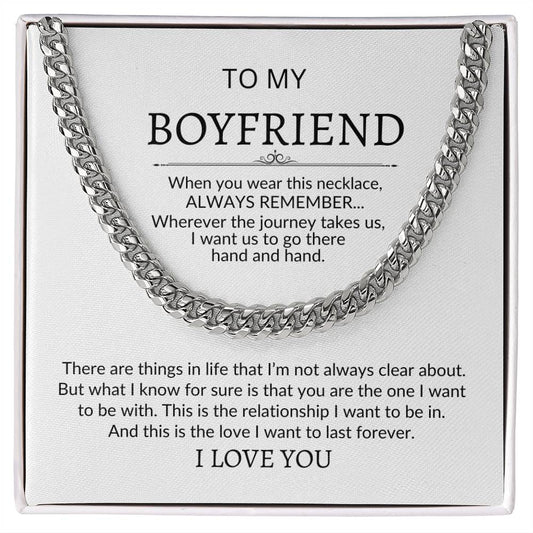 To My Boyfriends Necklace