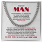 To My Man | My Missing Piece | Cuban Link Chain Gift