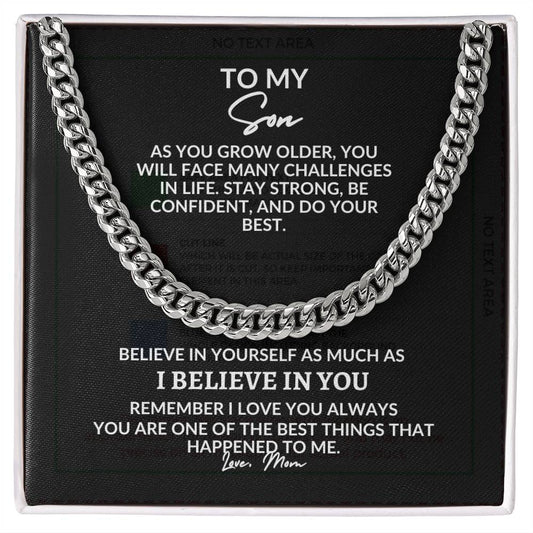 To My Son Necklace