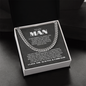To My Man | My Missing Piece | Cuban Link Chain Gift