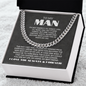 To My Man | My Missing Piece | Cuban Link Chain Gift