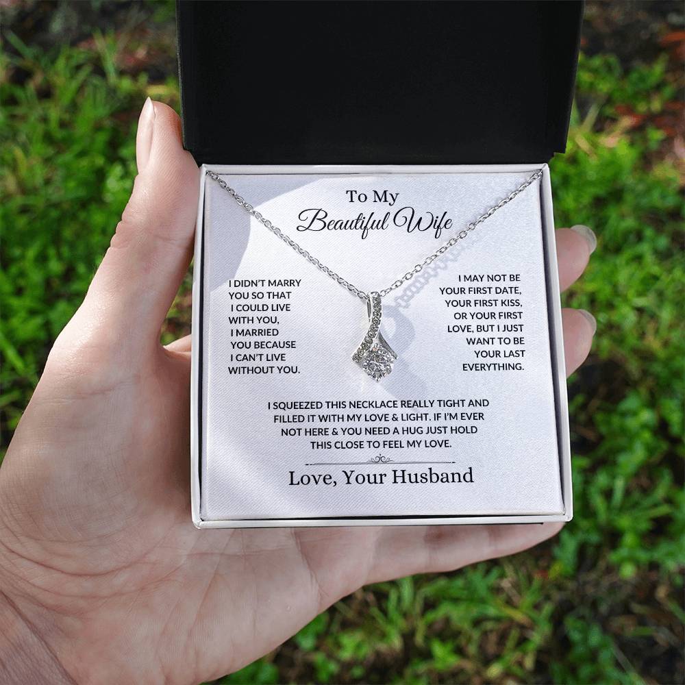 To My Beautiful Wife Necklace