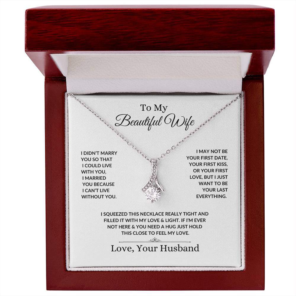 To My Beautiful Wife Necklace