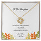 To Our Daughter Necklace
