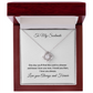 To My Soulmate, Love Knot Necklace