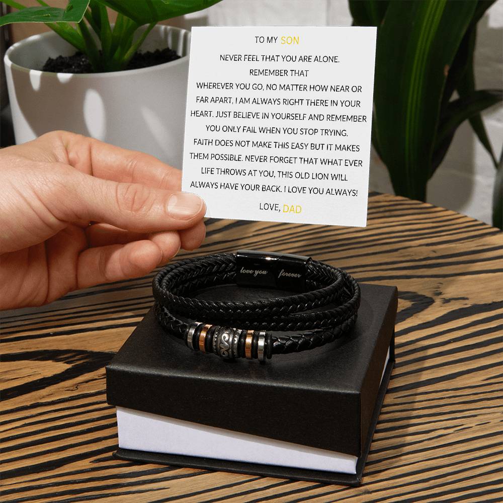 TO MY SON BRACELET