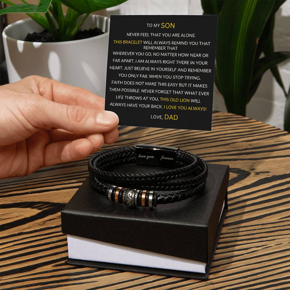 TO MY SON BRACELET