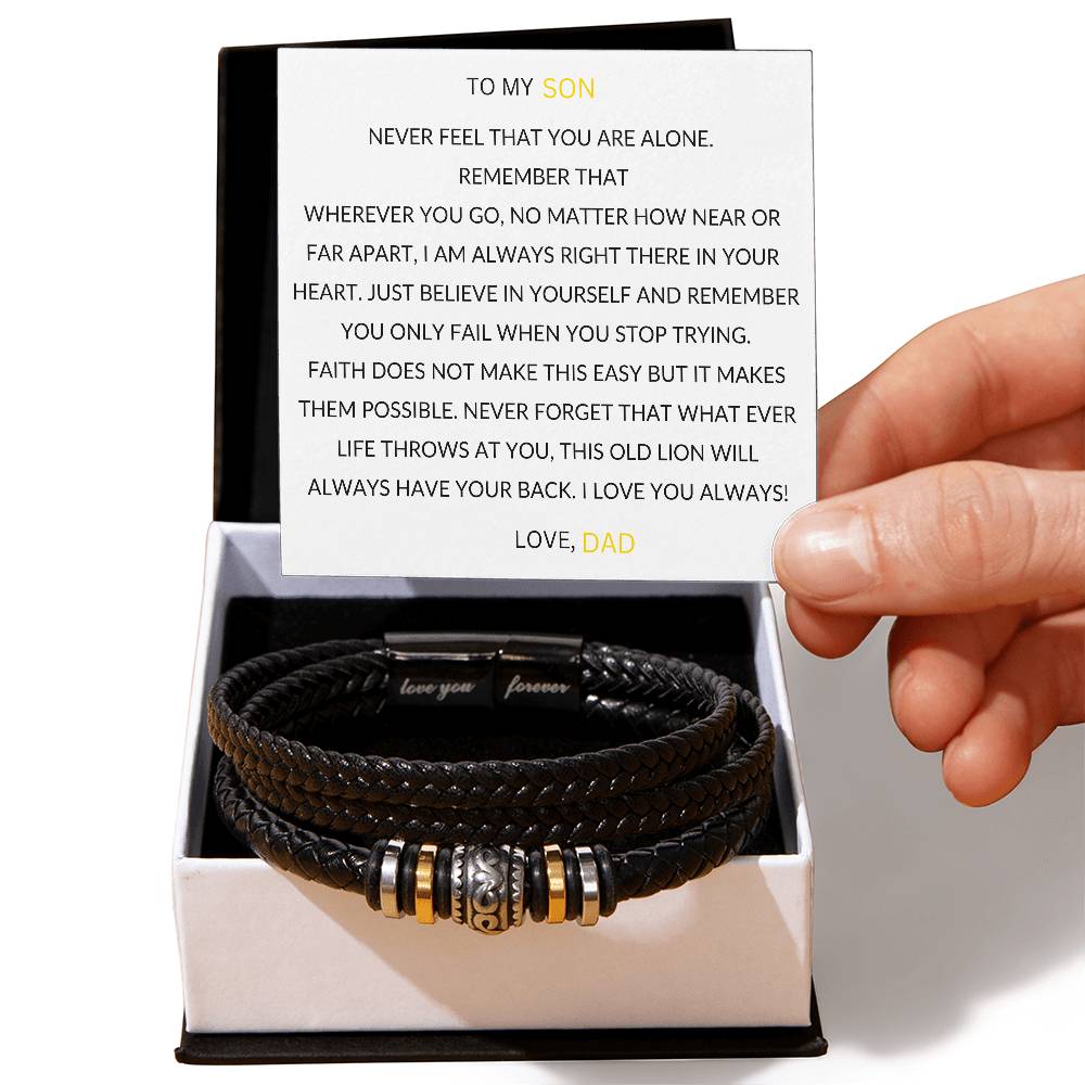 TO MY SON BRACELET