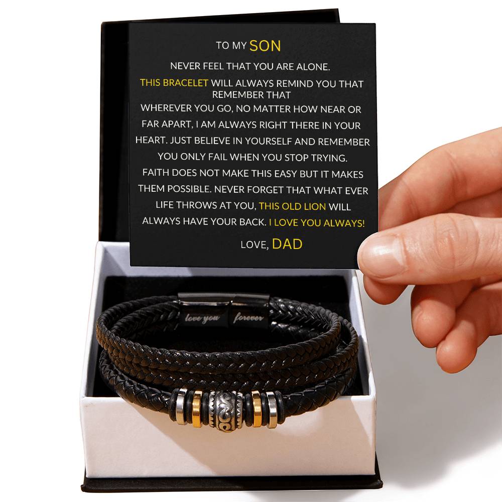 TO MY SON BRACELET