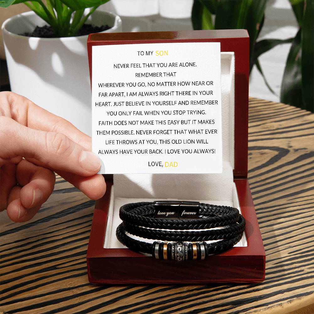 TO MY SON BRACELET