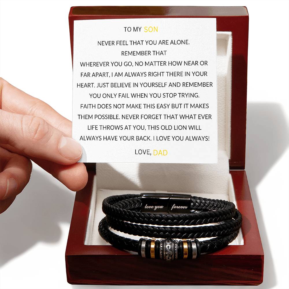 TO MY SON BRACELET