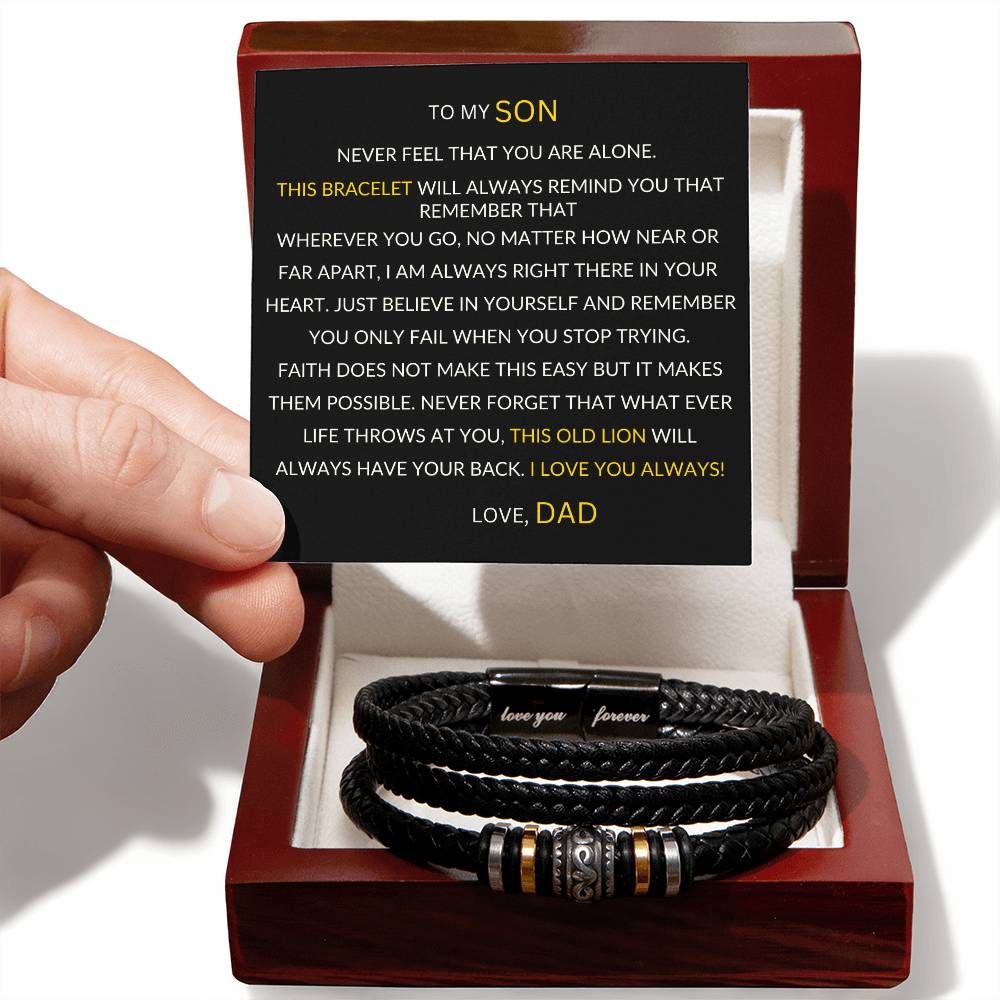 TO MY SON BRACELET