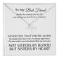 To My Best Friend Necklace