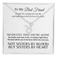 To My Best Friend Necklace