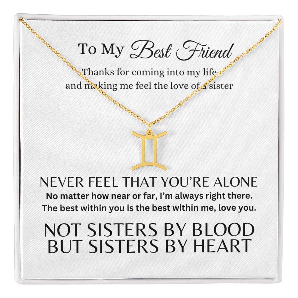 To My Best Friend Necklace