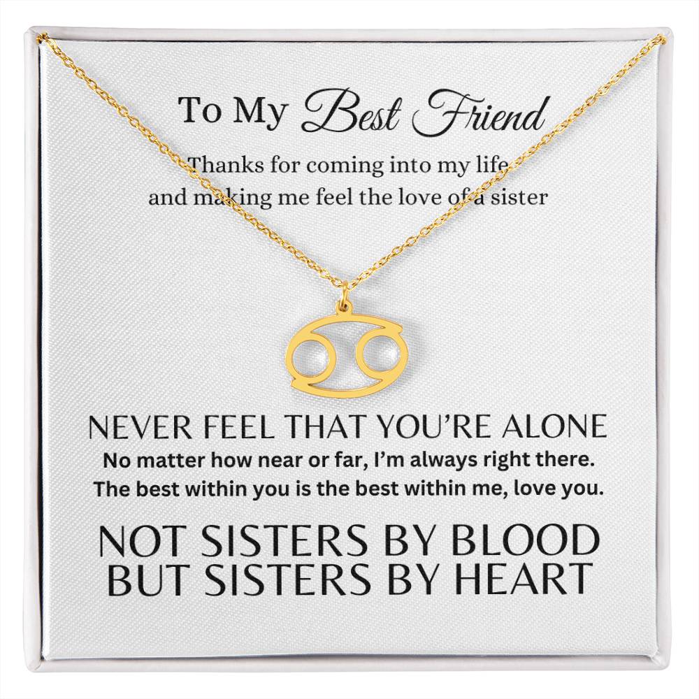 To My Best Friend Necklace