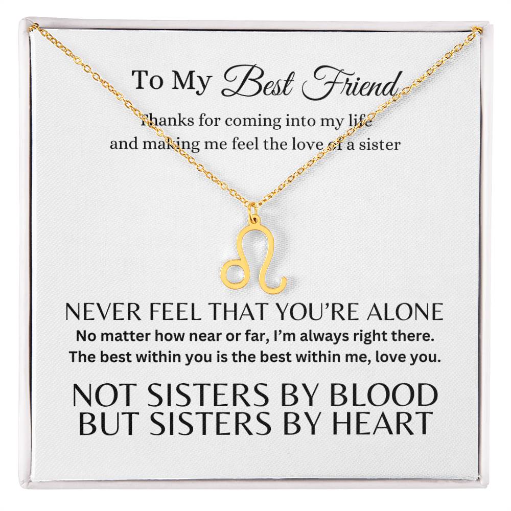 To My Best Friend Necklace