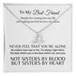 To My Best Friend Necklace