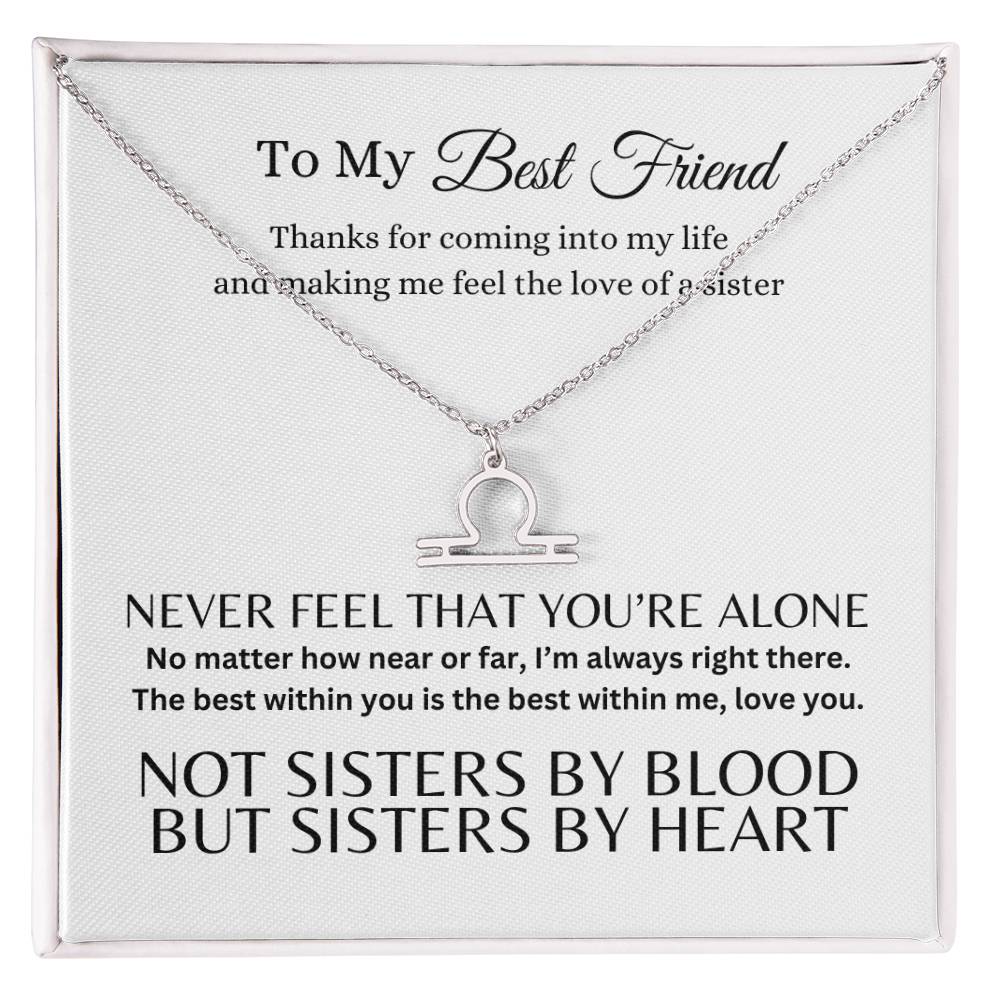 To My Best Friend Necklace