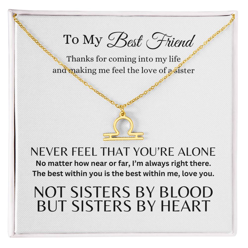 To My Best Friend Necklace