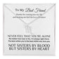 To My Best Friend Necklace