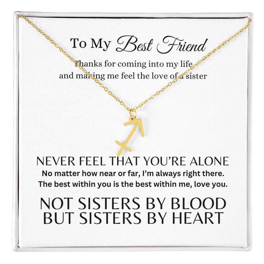 To My Best Friend Necklace