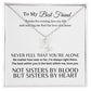 To My Best Friend Necklace