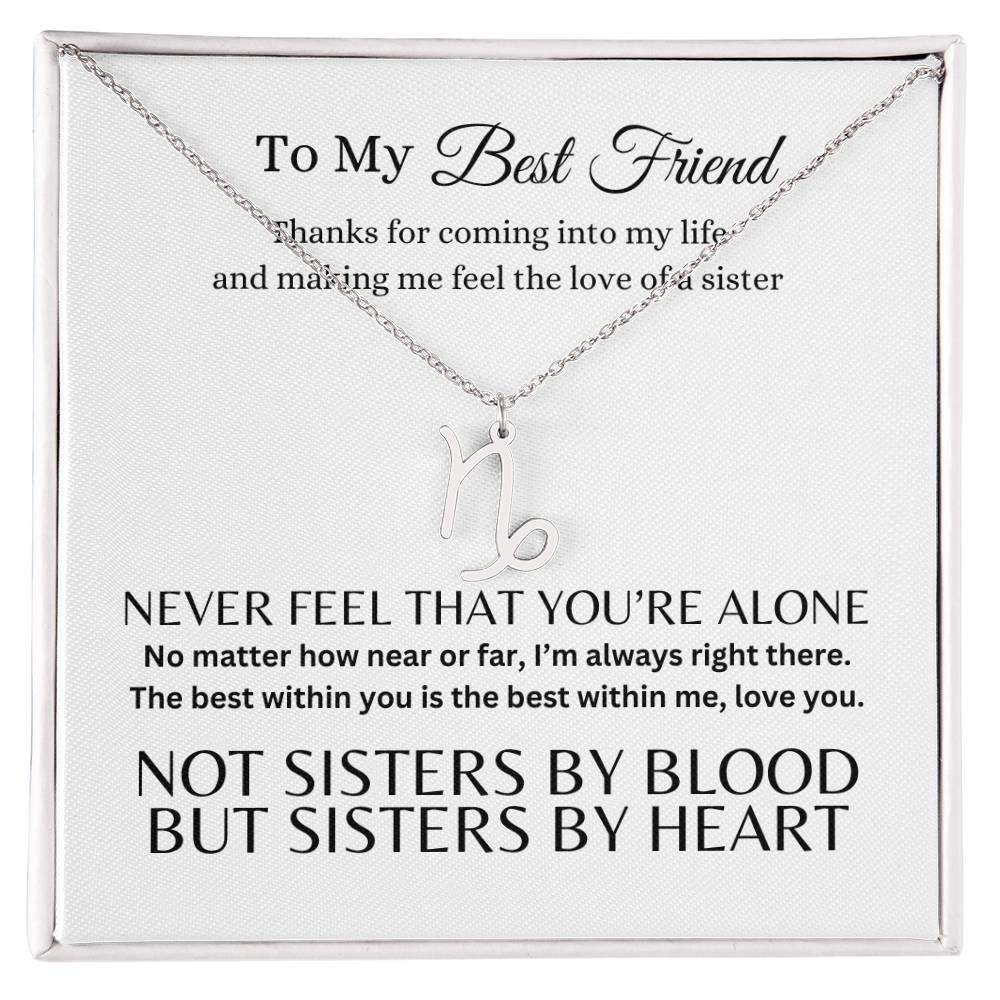 To My Best Friend Necklace