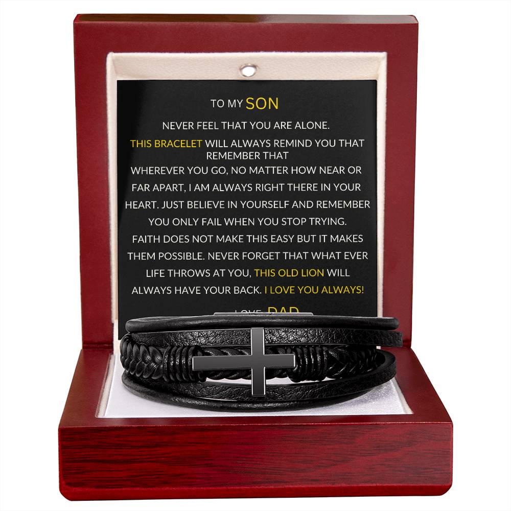 TO MY SON BRACELET