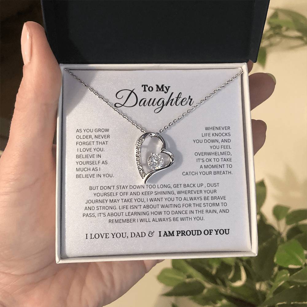 To My Daughter/ Proud of You Necklace