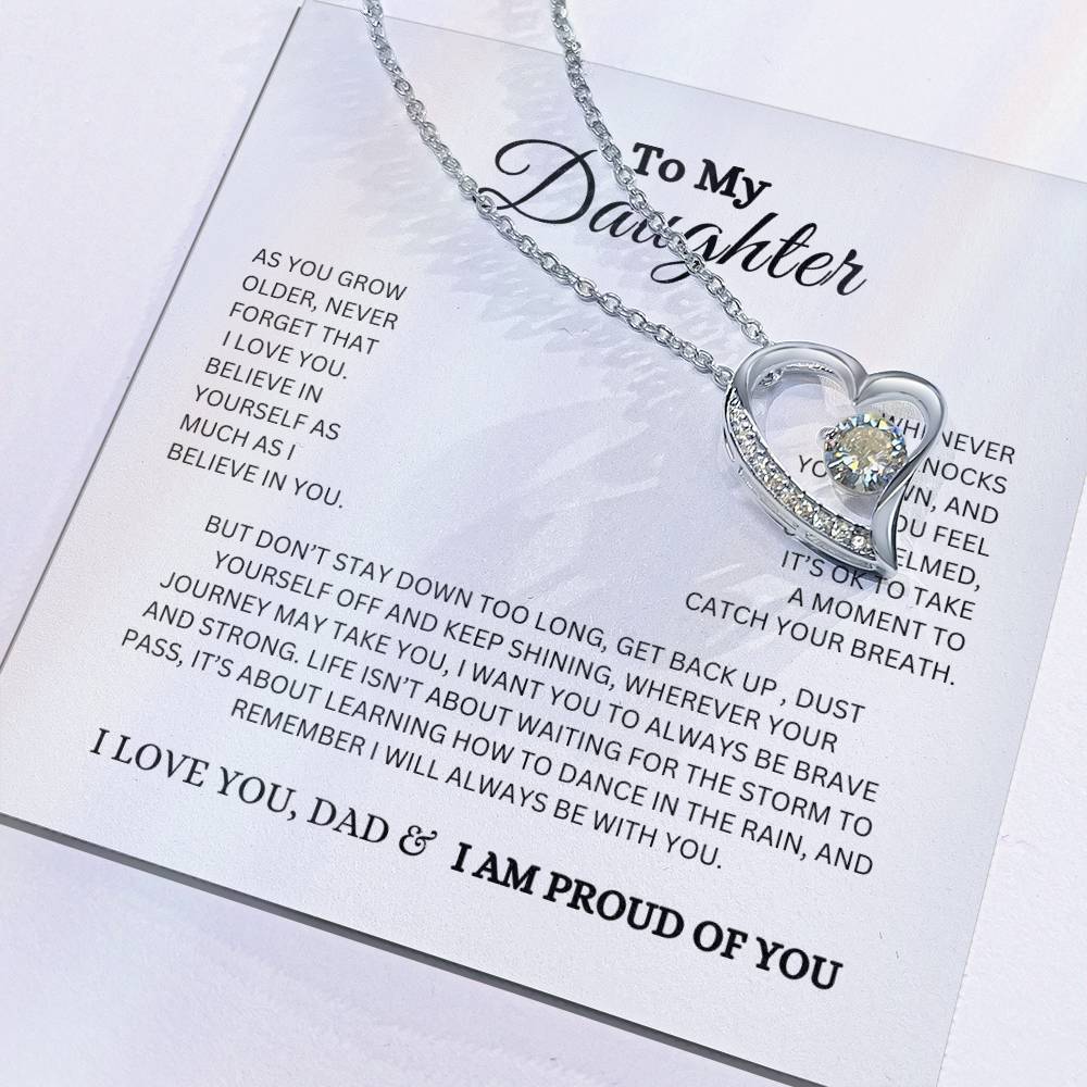 To My Daughter/ Proud of You Necklace