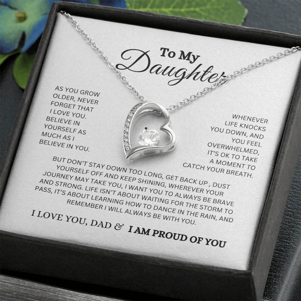 To My Daughter/ Proud of You Necklace